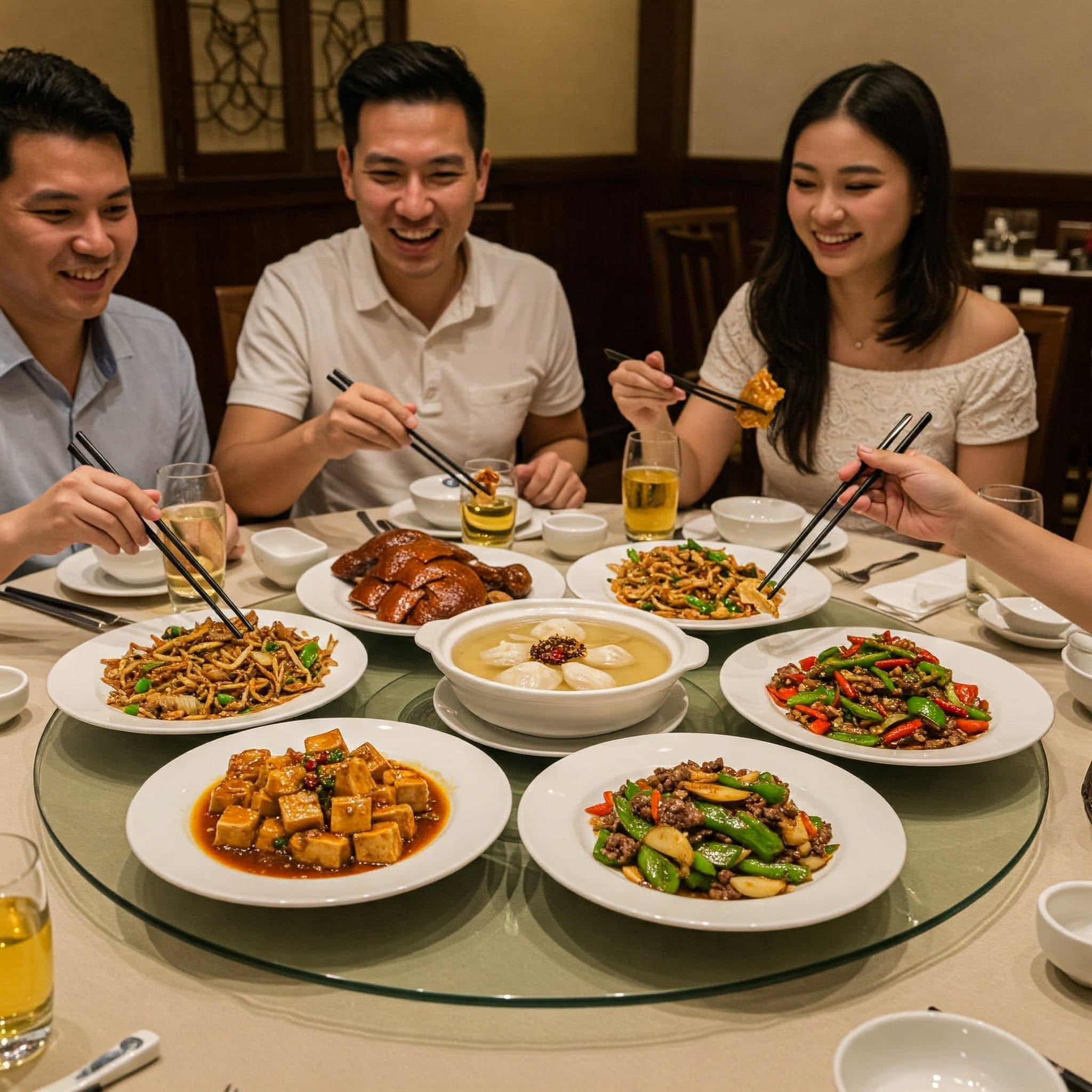 北京ダック、小籠包、本格麻婆豆腐など多様な本場中国料理
