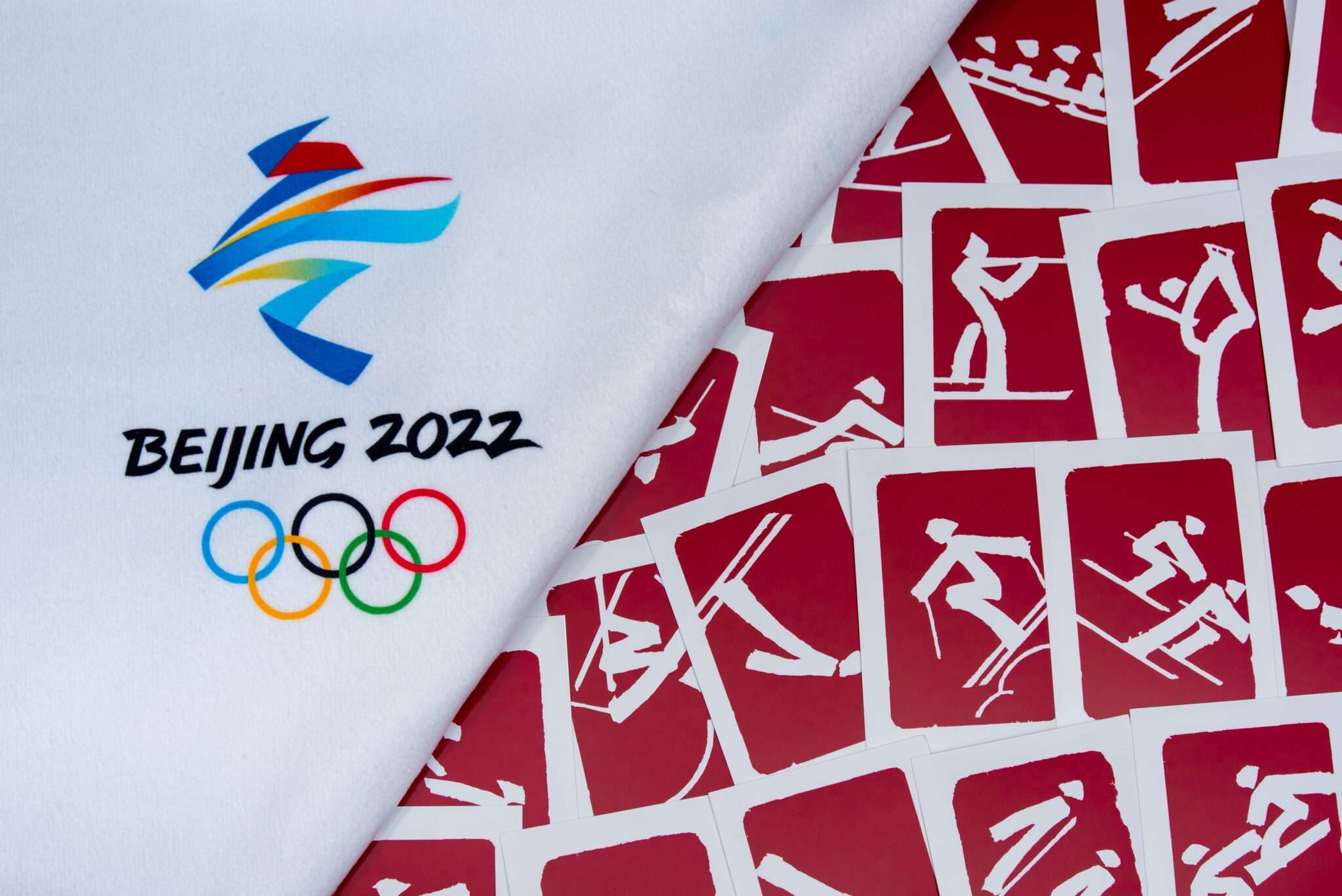 2022年中国オリンピックのロゴ。