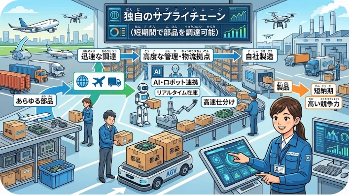 タブレットとノートを使って真剣に語学学習に取り組む学習者の姿