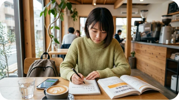 中国語学習に成功した多様な学習者たちの喜びのコラージュ