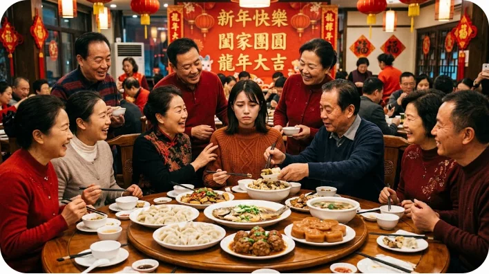 机に向かい、テキストとスマートフォンを使って中国語を勉強し、発音を練習している東アジア人の大人の学習者