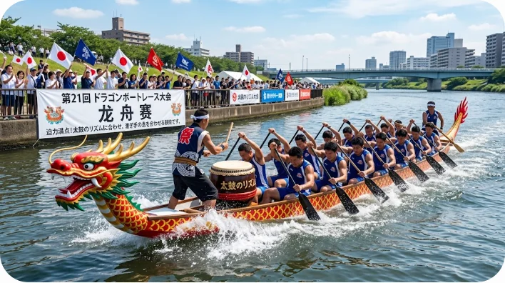 カフェで伝統行事に関する本を読み、中国文化について学習する東アジアの女性