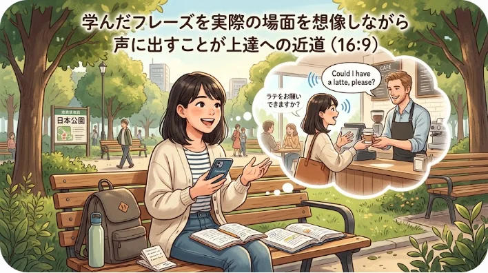 春先の北京の街並みを歩くダウンジャケットとマスク姿の女性