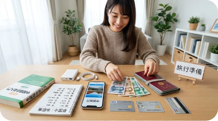 コンビニのレジで顧客がスマートフォン上のQRコードを店員に提示して支払う様子