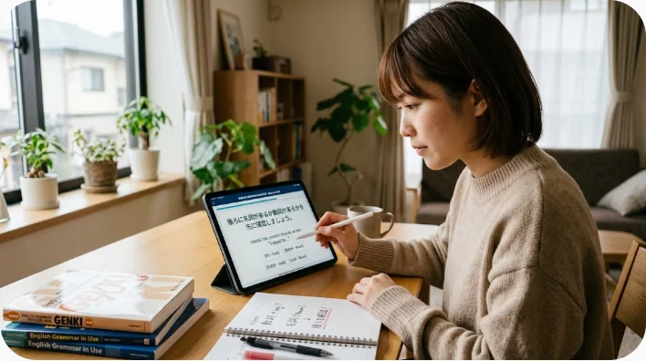 机で要・想・想要の使い方を比較しながら中国語を学ぶ日本人学習者