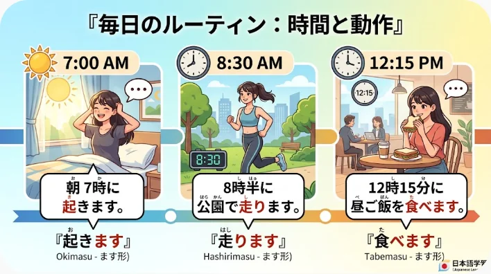 日本人の中国語学習者が単語カードとノートで音読と週間復習を行う様子